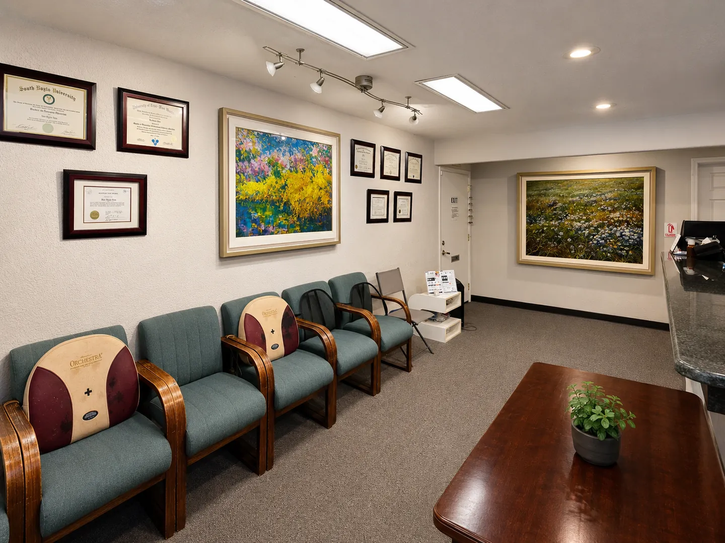 ACE California Health Clinic reception area
