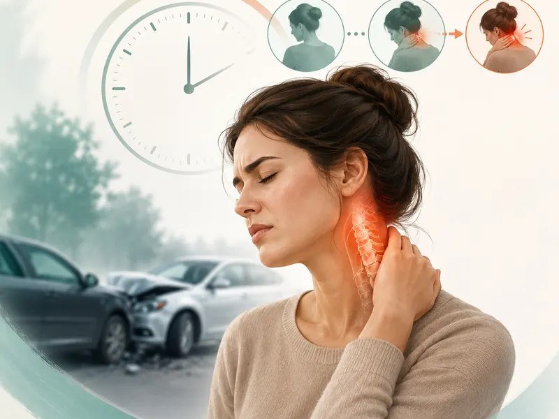 Why whiplash symptoms may be delayed
