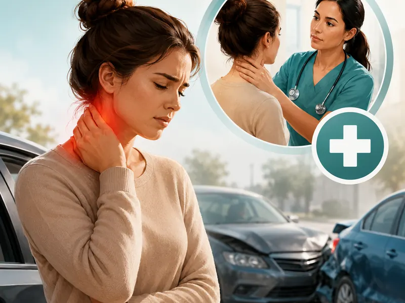 When to seek care for neck pain after a car accident