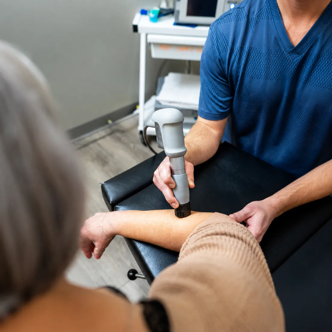 Therapeutic ultrasound treatment during rehabilitation